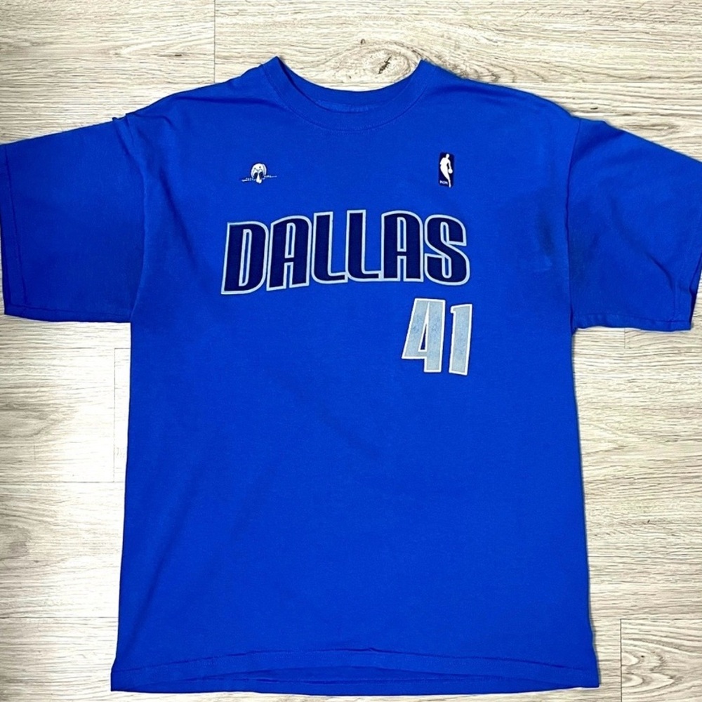 Dallas Mavericks Dirk Nowitzki Jersey Shirt Men’s Large
